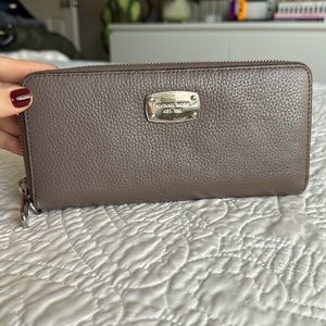 Gray Michael Kors wallet